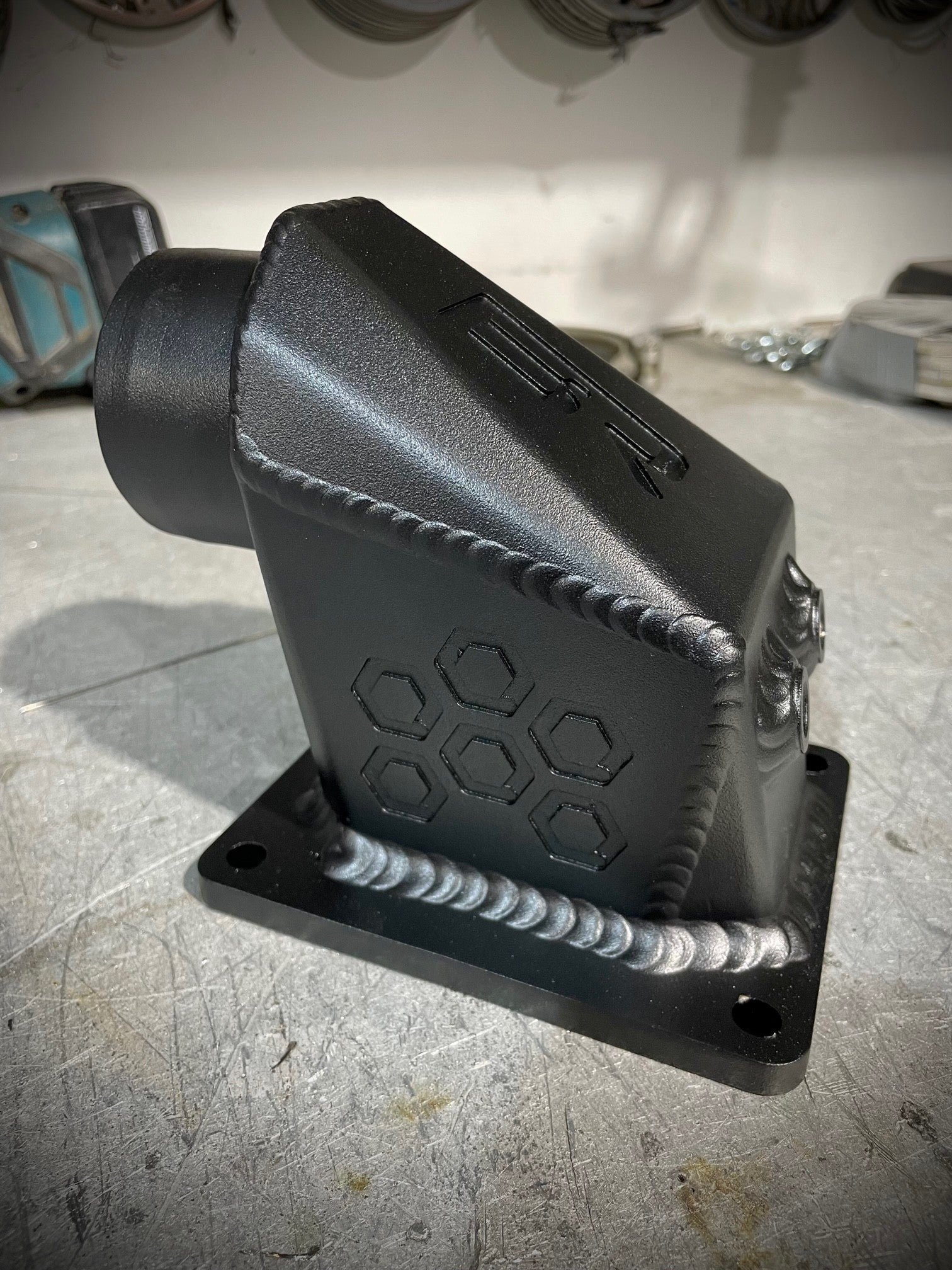 1HD-FT intake adapter for Toyota Land Cruiser crossover delete