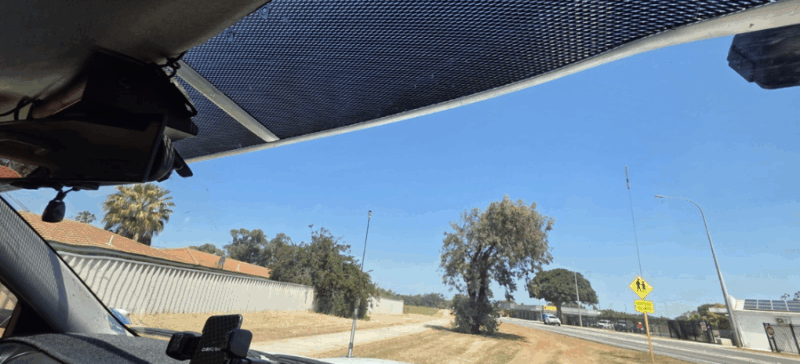 Ford Ranger Mesh Windscreen Sunvisor