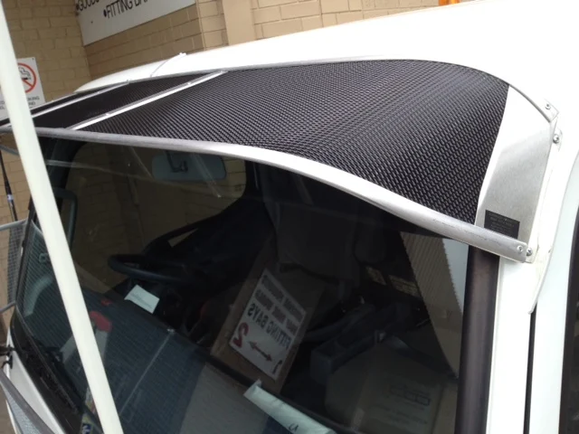 Mitsubishi Fuso Canter 2006on Standard Cab Mesh Windscreen Sunvisor